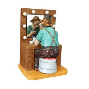 Original Emmett Kelly Circus Collection Makeup Sad Clown Figurine Dave Grossman